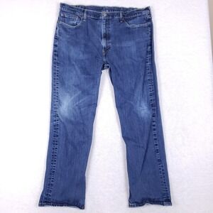 Levi's 514 Straight Fit Stretch Jeans 42x32 Blue